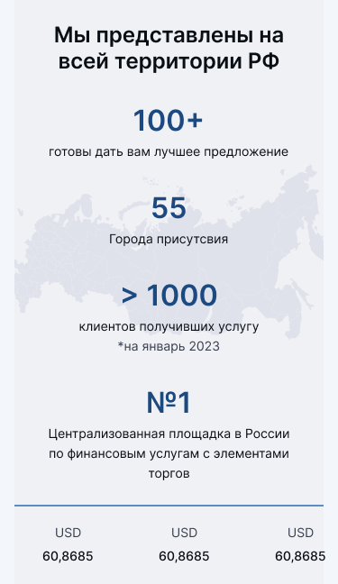 Мы представлены на всей территории РФ
